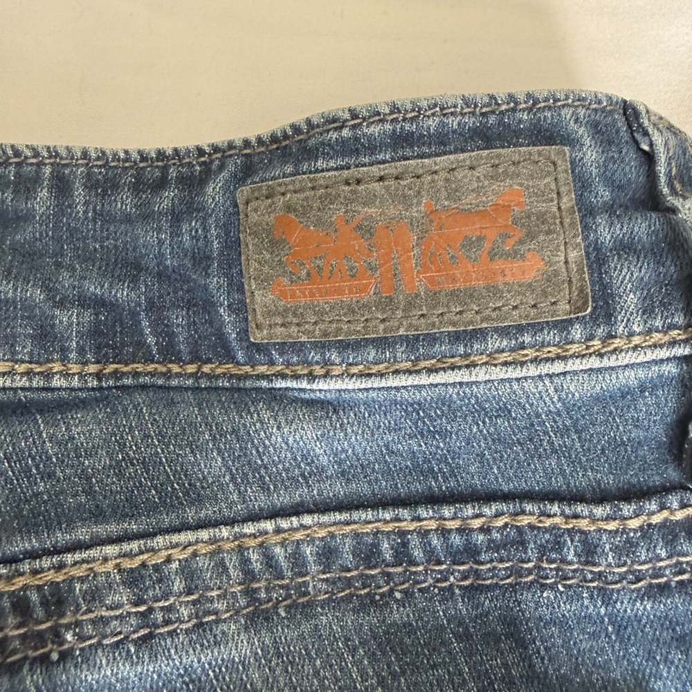 Levis 529 Curvy Skinny Leg Jeans Womens 12M Medium Wash Double Button 31 x 32 - Picture 5 of 11